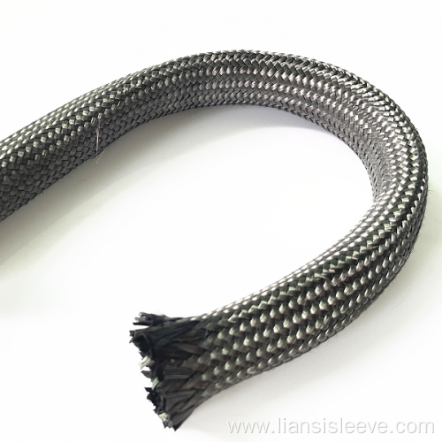 Popular durable heat resistant Carbon fiber braided sleeve